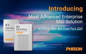 Phison Debuts the X1 to Provide the Industrys Most Advanced Enterprise SSD Solution