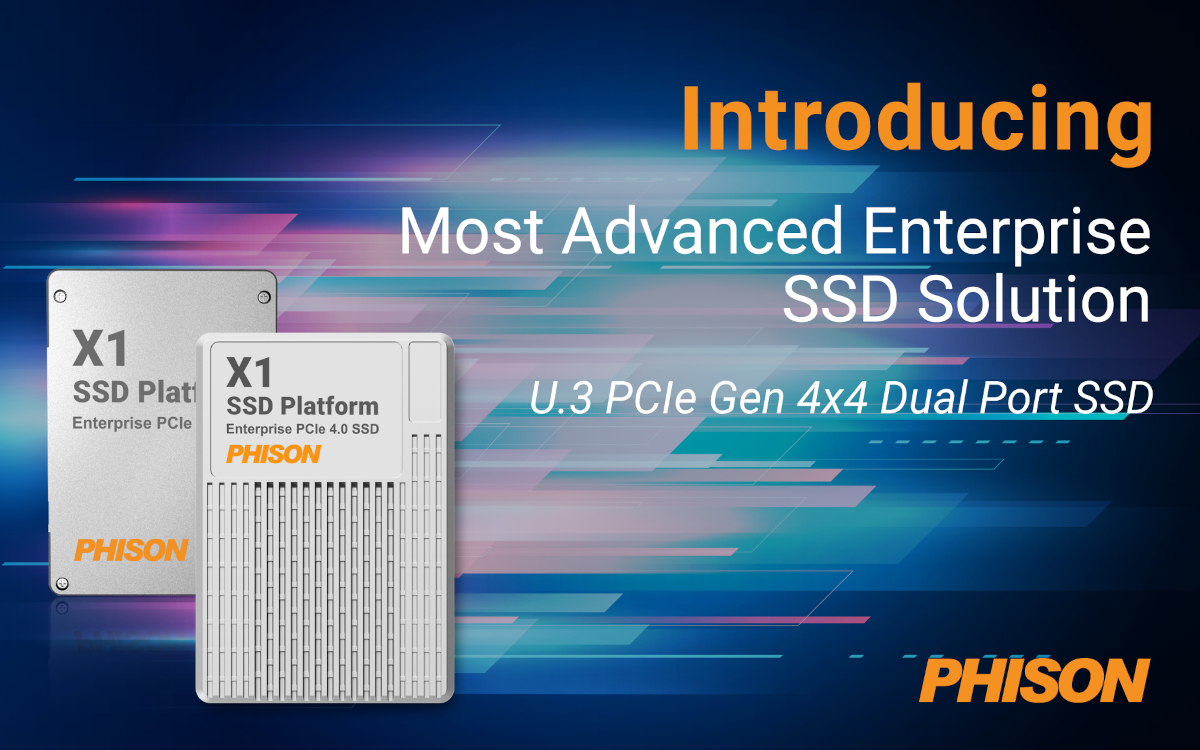 Phison Debuts the X1 to Provide the Industrys Most Advanced Enterprise SSD Solution