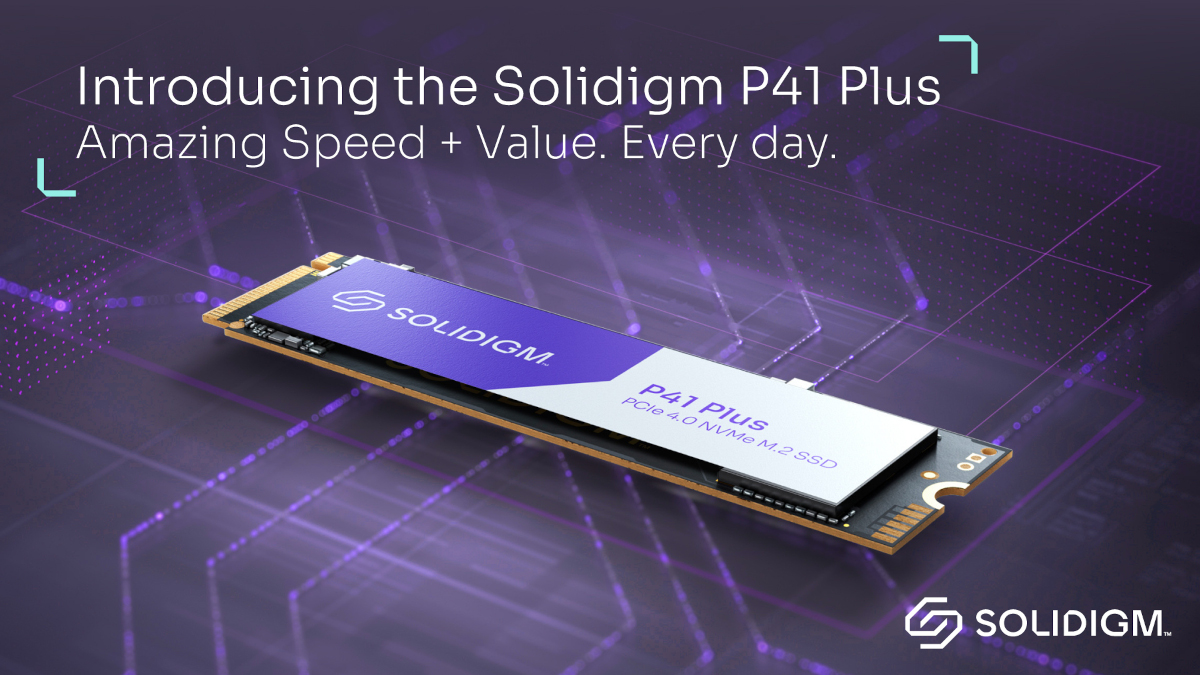 Solidigm P41 Plus以M.2 2280外型規格廣泛地提供512GB、1TB、2TB等3種容量選擇。