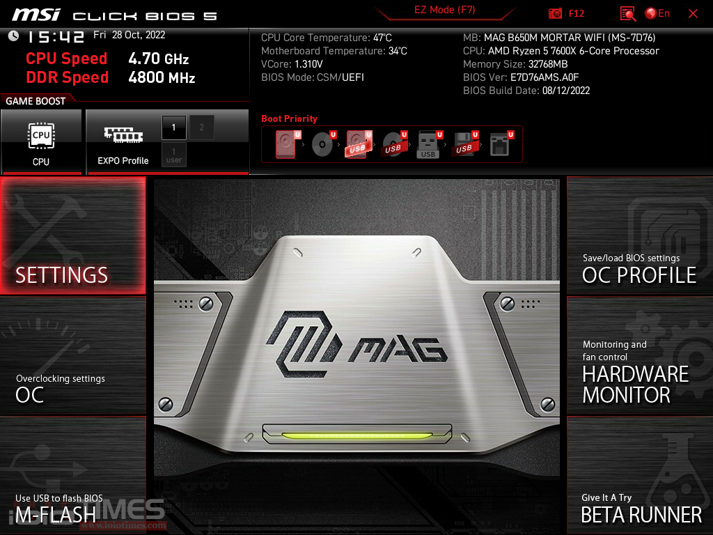 AMD Ryzen 7000處理器的最佳超值拍檔、MSI MAG B650M Mortar WiFi開箱實測 feat. Ryzen 5 7600X 34 msib650mortar 017