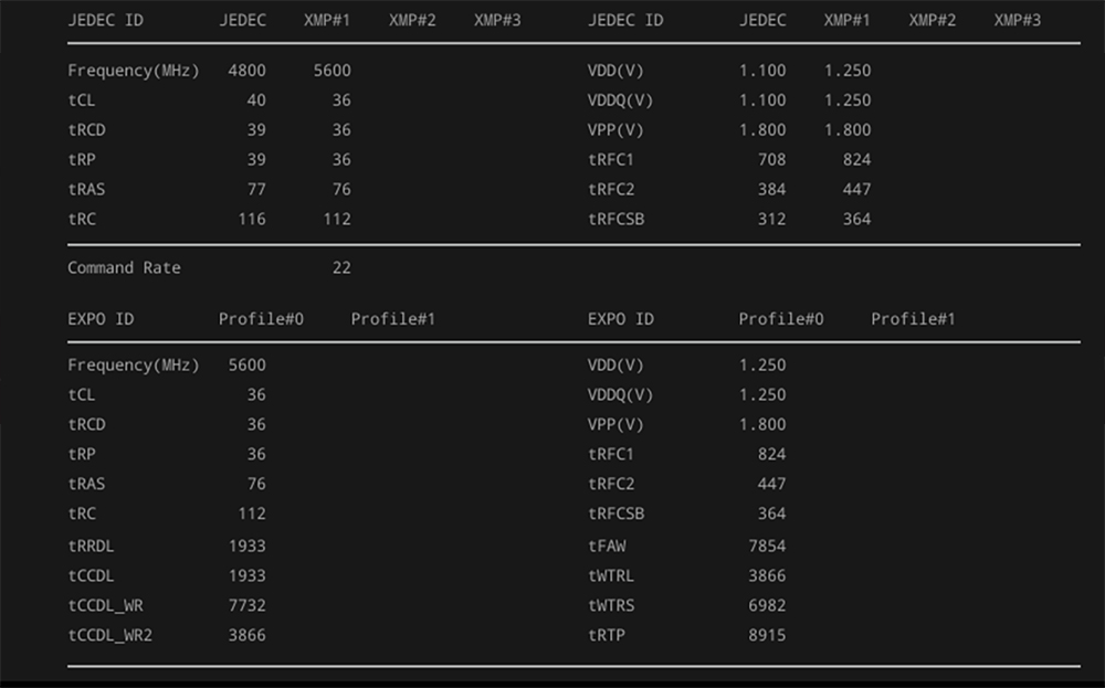 xpgddr55600 011