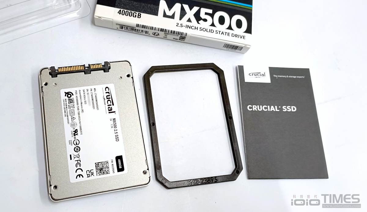 滿足高速資料儲存與遊戲收藏庫的雙重需求，Crucial MX500 4TB SATA SSD 