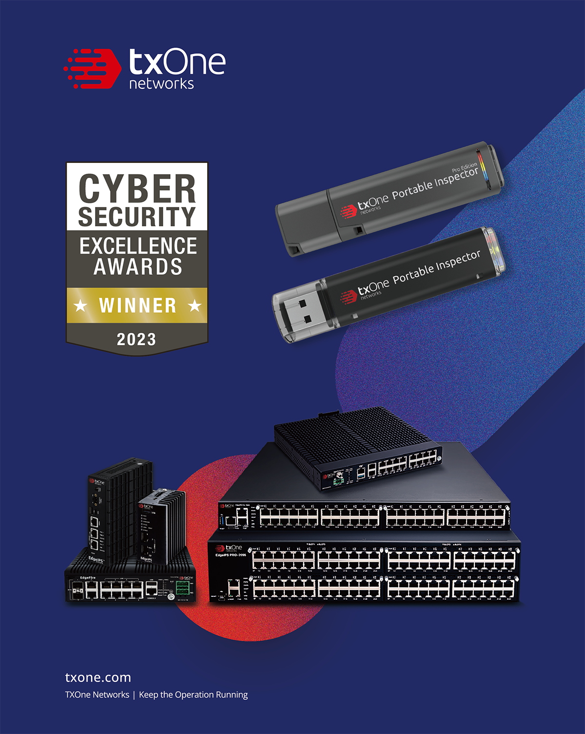 TXOne Networks榮獲2023年網路資安卓越獎「網路防護」、「ICS/SCADA」及「資安調查」獎項 3 20230410 NEWS 2 30