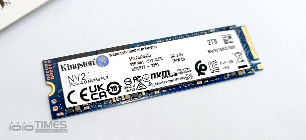 《2023零組件選購推薦:15款主流/平價M.2 SSD》Kingston NV2 2TB 5 kingstonnv2 003 1