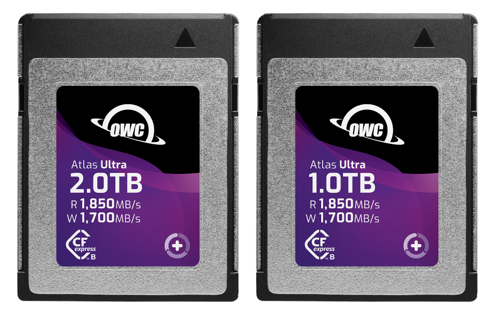 Other World Computing宣佈推出Atlas Ultra CFexpress 1TB和2TB 記憶卡 1 20230628 owc01