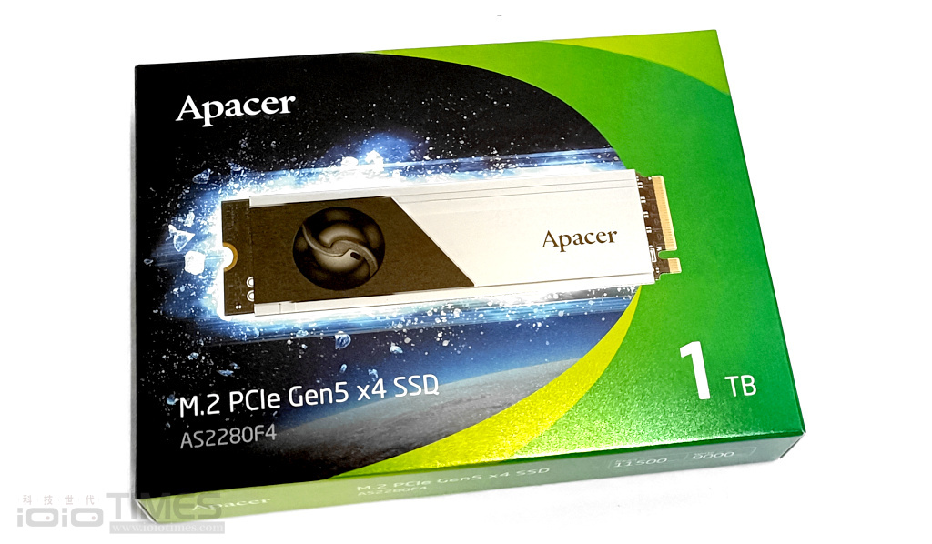 高速性能、唯快不破,Apacer AS2280F4 M.2 PCIe Gen5 x4 SSD 1TB搭載主動式散熱器開箱試用 2 apaceras2280f4gen5ssd 003