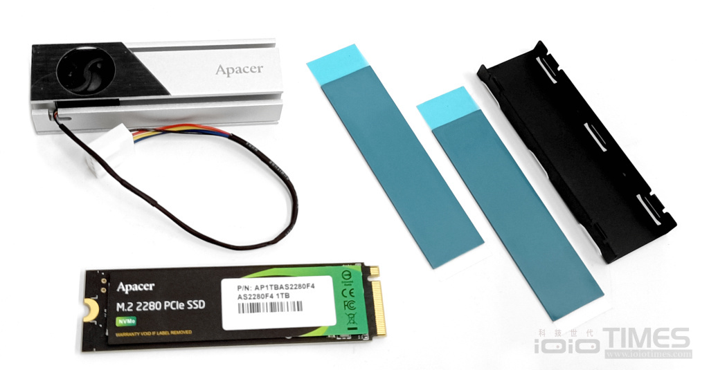 高速性能、唯快不破,Apacer AS2280F4 M.2 PCIe Gen5 x4 SSD 1TB搭載主動式散熱器開箱試用 8 apaceras2280f4gen5ssd 006 3