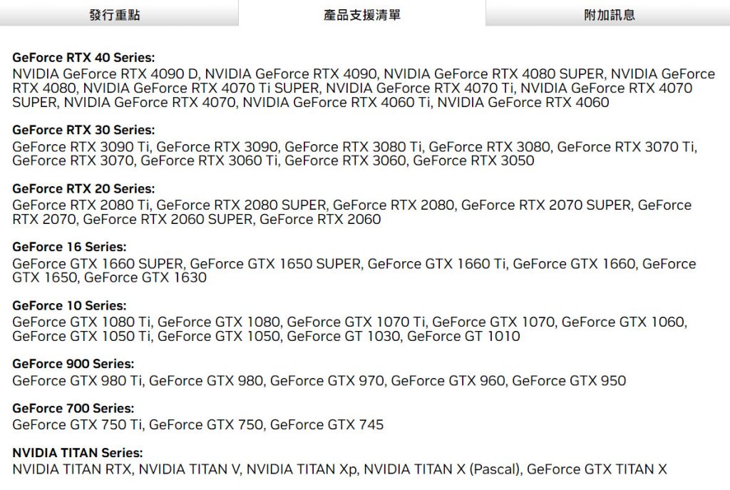 NVIDIA GeForce Game Ready 552.22更新,修正在Intel第12代平台上長時間運作下的穩定性問題 5 20240416 nvidiadriver552.22 02