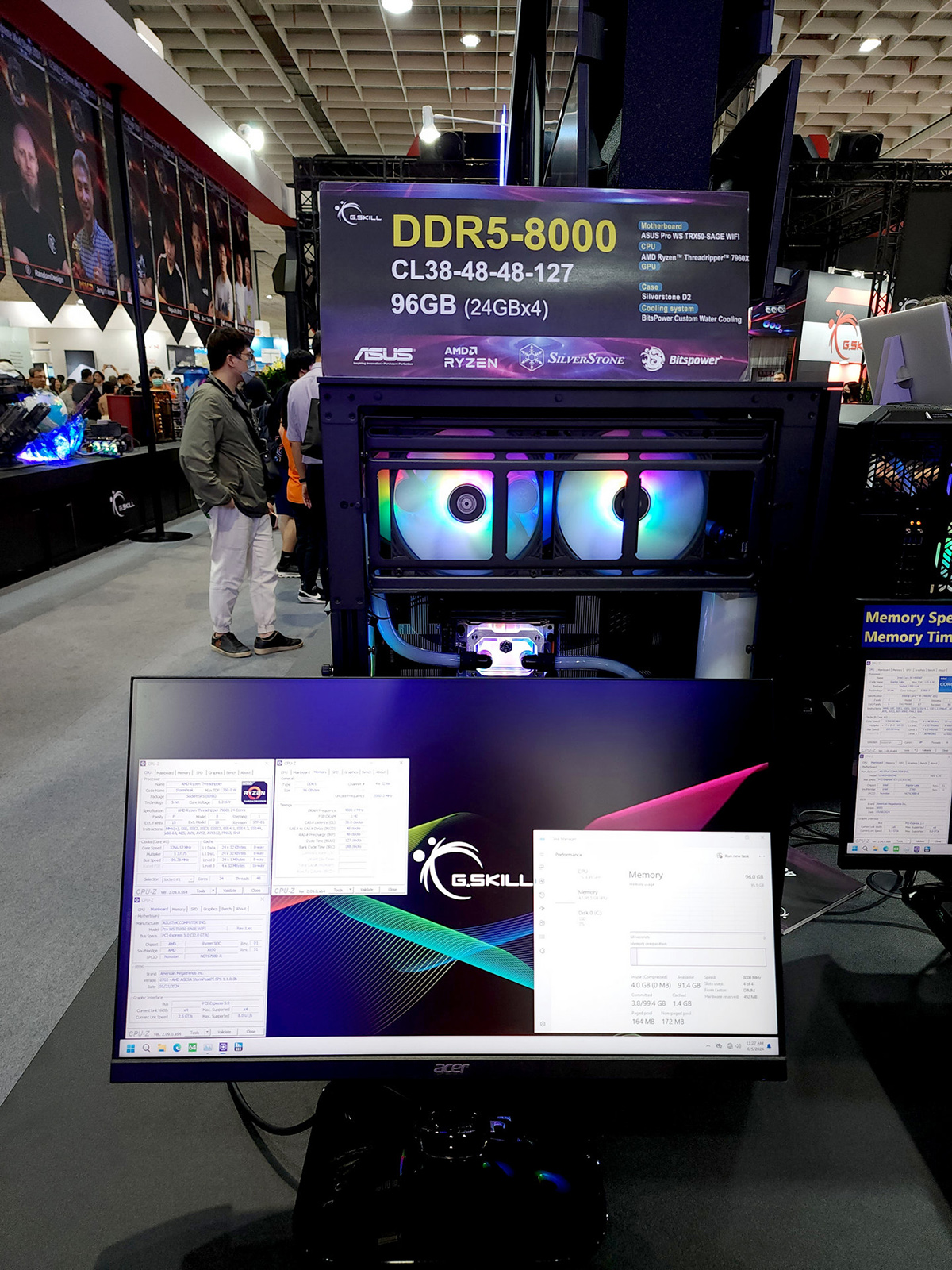 芝奇動態展示 DDR5-10600 & DDR5-9000 CL38 & DDR5-7800 CL36 CAMM2 超頻記憶體 5 20240608 NEWS 1 48