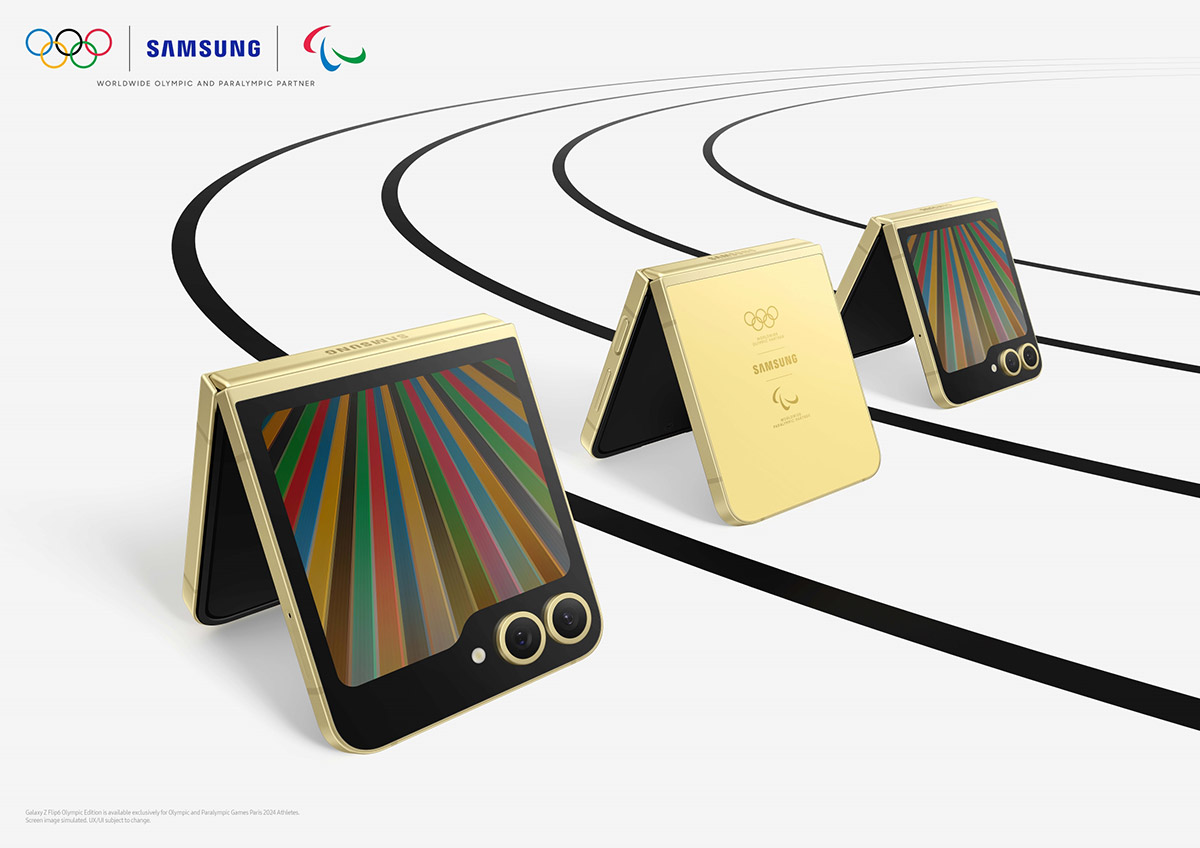 Galaxy Z Flip6奧運特別版將提供給近17,000名參加2024年巴黎奧運的運動員,創造前所未有的奧運參賽體驗 1 20240711 NEWS 1 2