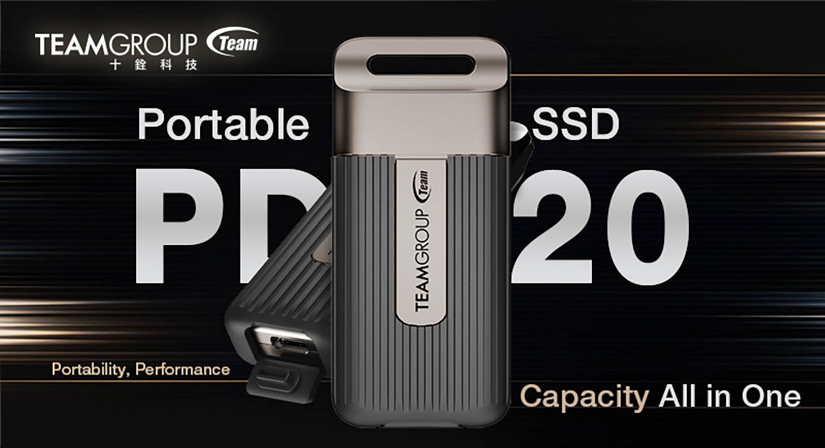 十銓科技發表TEAMGROUP PD20迷你外接式固態硬碟,輕巧迷你強效能、輕鬆攜帶大容量 1 20240718 NEWS 5 8