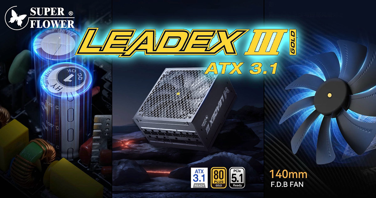 振華推出全新世代“新 LEADEX III ATX3.1”全模組金牌電源供應器!! 1 20240823 NEWS 2 21