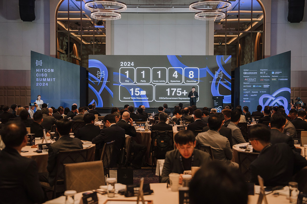 創亞太地區最大規模!HITCON CISO Summit資安長高峰會規模再升級 6 20241024 NEWS 1 74