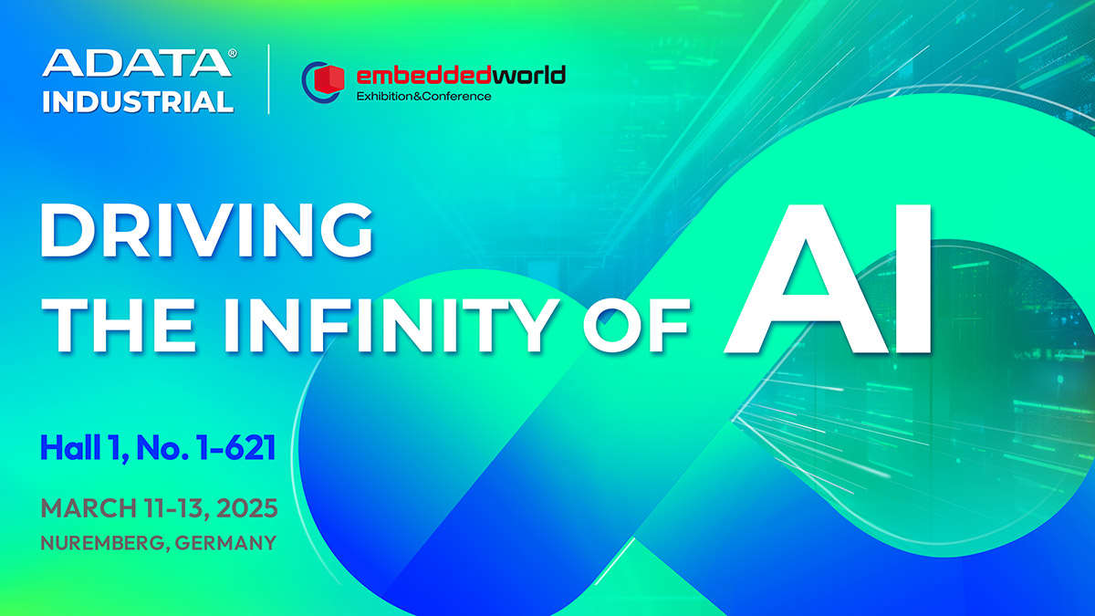 威剛工控參加Embedded World 2025揭示嶄新品牌識別聚焦AI無限創新 1 20250304 NEWS 4 2