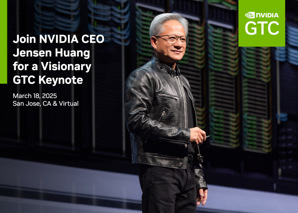 NVIDIA執行長黃仁勳與產業先進即將在GTC 2025揭曉人工智慧的未來 1 20250306 nvidia01