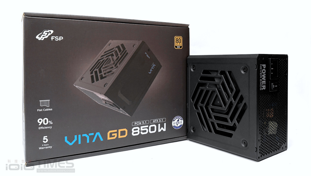 FSP VITA GD MIT 850W電源供應器輕開箱,平價版80 Plus金牌認證、ATX 3.1/PCIe 5.1支援 1 fspvitagd850wpsu 003