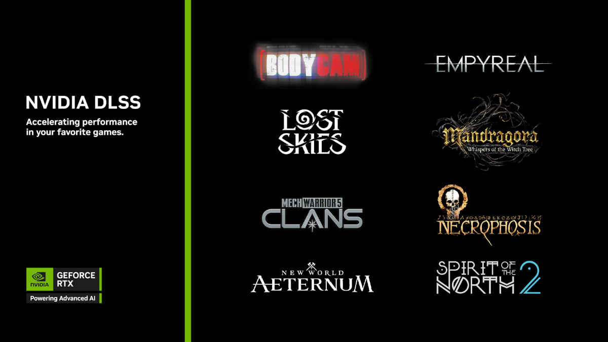 NVIDIA DLSS 4多畫格生成將支援《機甲爭霸戰 5:家族》、《New World: Aeternum》等多款遊戲,GeForce RTX 5060顯示卡將於5月20日正式上市 1 20250506 nvidia01