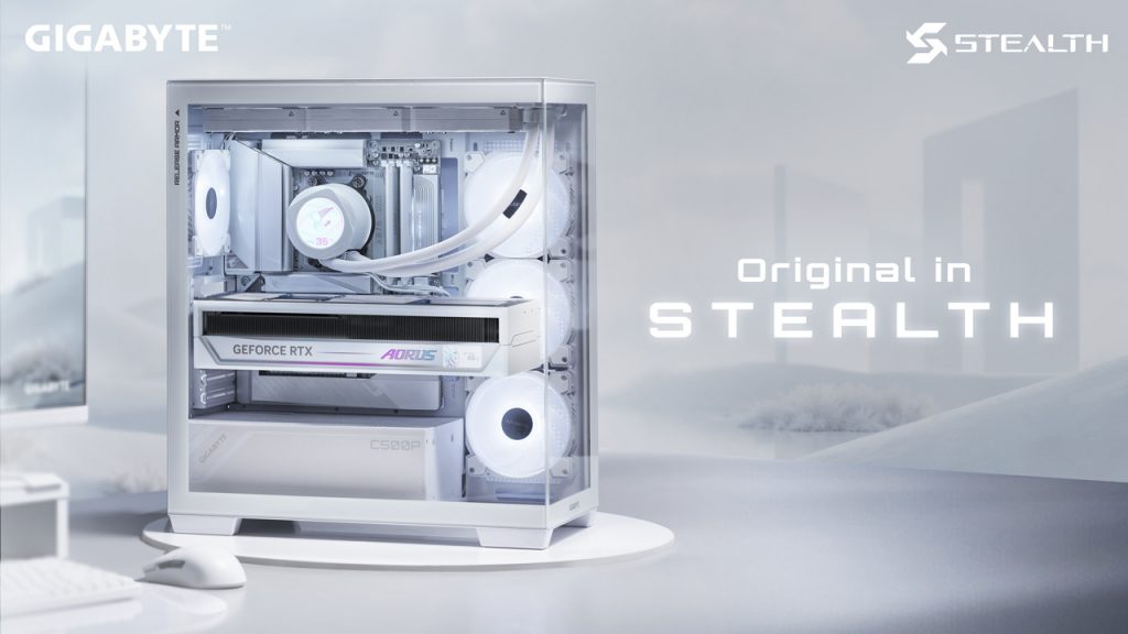 技嘉推出STEALTH ICE系列AMD X870/B850背插主板與NVIDIA GeForce RTX 5090背插顯卡 1 20250510 gigabyte01