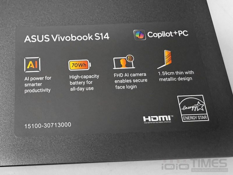ASUS Vivobook S14 (S3407QA)開箱試用、搭載Snapdragon X處理器超長效續航筆電,同場加映ASUS Vivobook S15 (S5507QA) 18 asusvivobooks14s3407qa 014 7