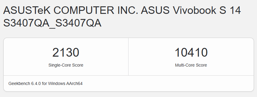 ASUS Vivobook S14 (S3407QA)開箱試用、搭載Snapdragon X處理器超長效續航筆電,同場加映ASUS Vivobook S15 (S5507QA) 69 asusvivobooks14s3407qa 058 1