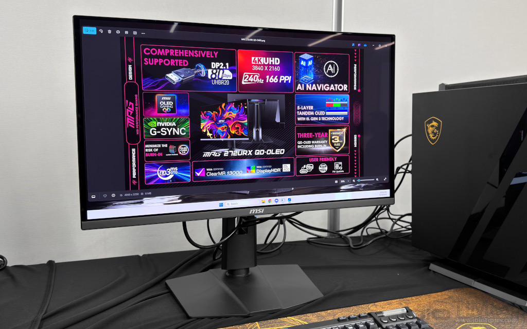 MSI Computex 2025展前交流會、商務暨電競系列新品巡禮,500Hz高更新率QD-OLED、4K雙模Mini LED電競螢幕超強登場 14 msicomputex2025pre 016