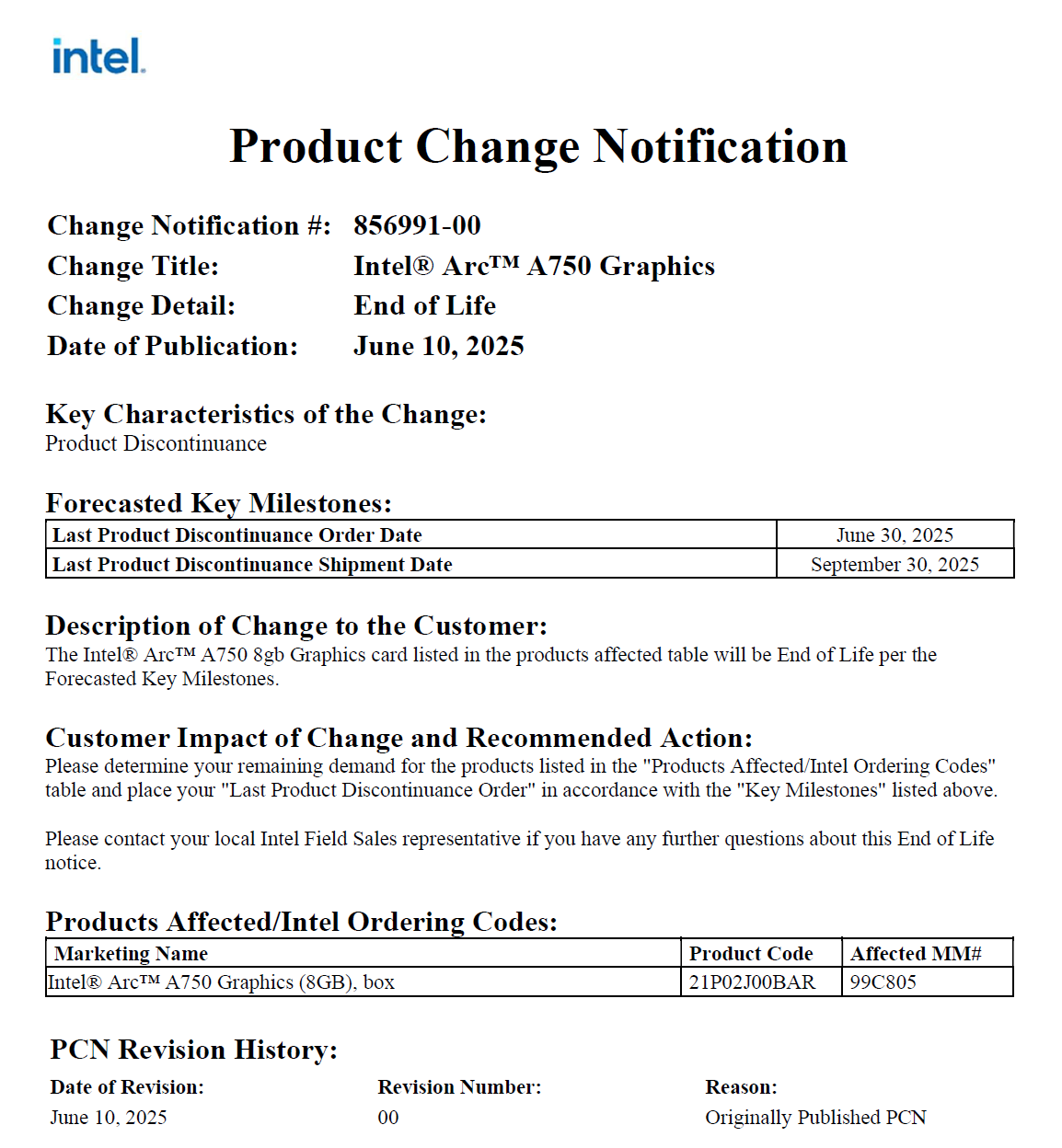 Intel Arc A系列顯卡EOL停產公告、Arc 770/750原廠限量版邁入終結倒數 3 20250614 inteleolarc770750 03