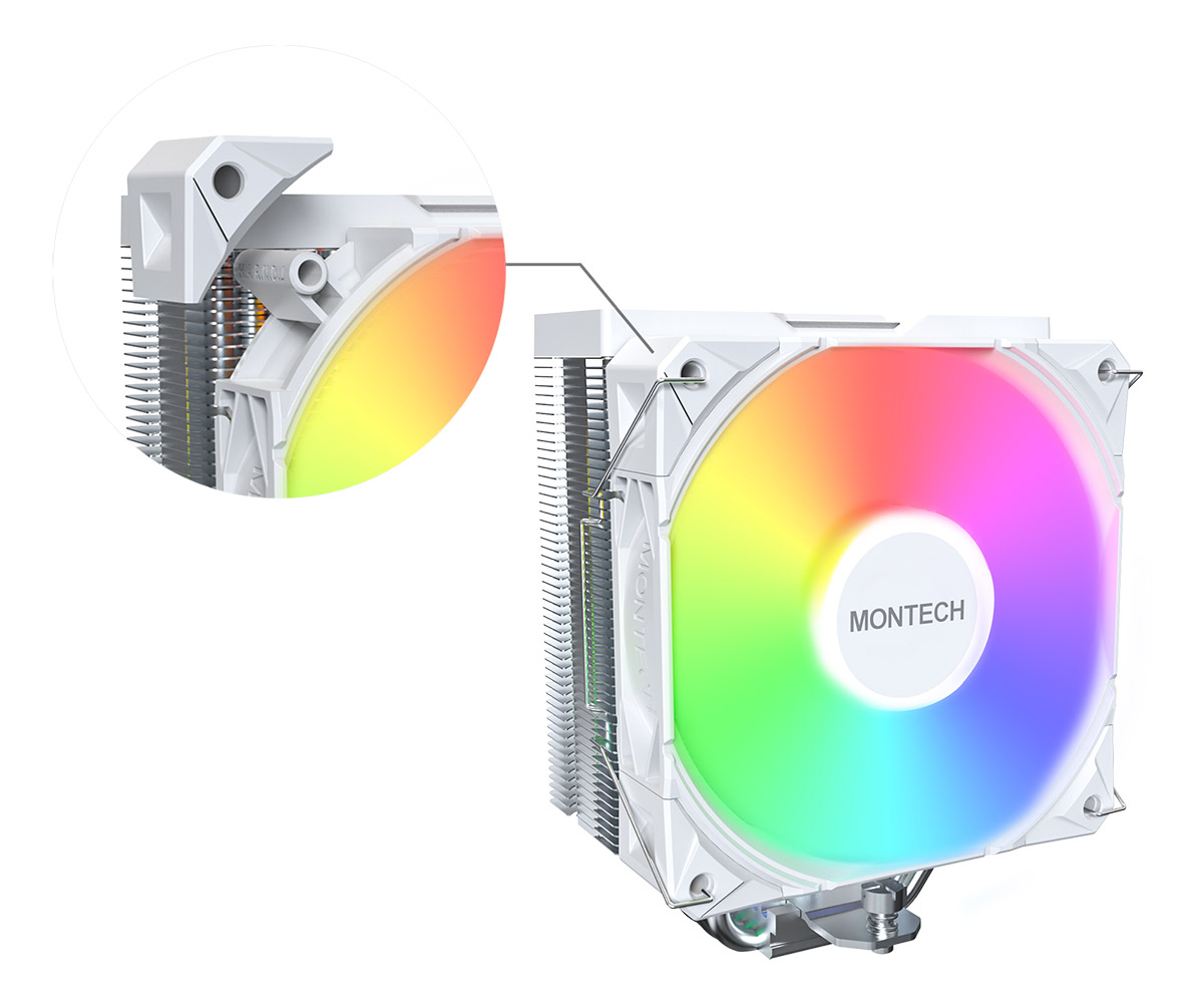 精巧體積、極致效能!MONTECH推出單塔散熱器NX400 ARGB 4 20250617 NEWS 2 4