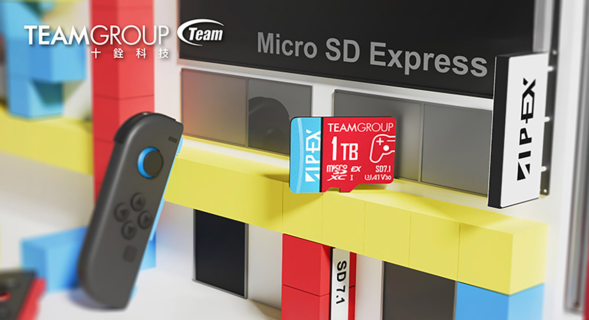 十銓科技推出TEAMGROUP APEX SD7.1 MicroSD Express記憶卡,為掌機帶來極速儲存方案、一卡掌握次世代完美效能 1 20250626 NEWS 4 9