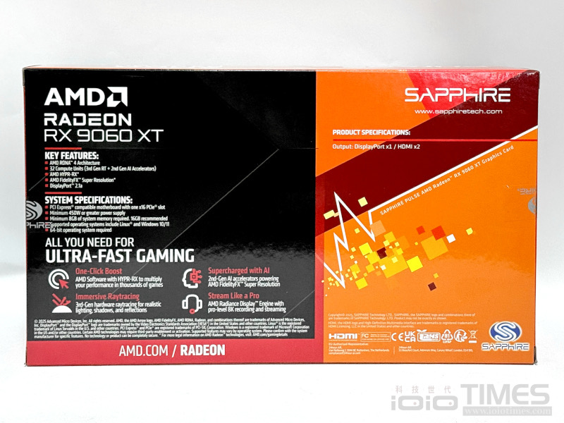 平價高效的入門顯卡首選、SAPPHIRE Pulse AMD Radeon RX 9060 XT 8GB開箱試用 8 Sapphirepulserx9060xt8g 007 1