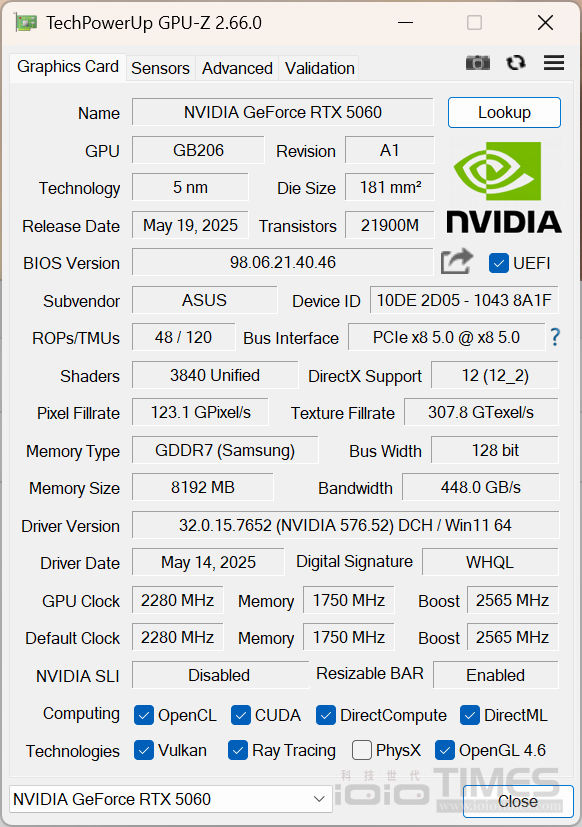 ASUS PRIME GeForce RTX 5060 O8G開箱試用,平價與性能兼顧的絕妙選擇 19 asusprimertx5060o8g 020 2