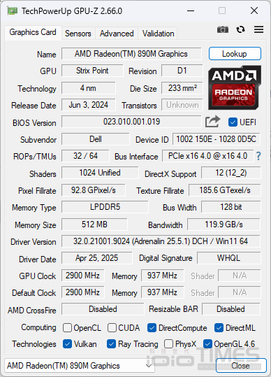 Dell Pro 14 Plus PB14255開箱試用,搭載AMD Ryzen AI 9 HX Pro 370與Radeon 890M、開啟商用筆電新勢力 34 dellpro14plus 035