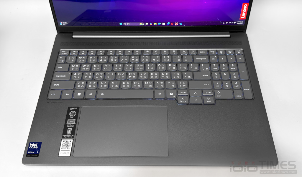 Lenovo IdeaPad Pro 5 16IAH10開箱試用,搭載Intel Core Ultra 7 255H與2.8K PureSight OLED 10 lenovoideapadpro5i16iah10 012