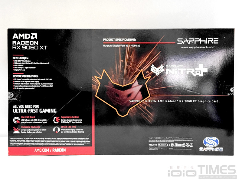 SAPPHIRE NITRO+ AMD Radeon RX 9060 XT 16GB開箱試用,超平價入門旗艦、對比8GB版本性能更顯優異 6 sapphirenitrorx9060xt16gb 007 1