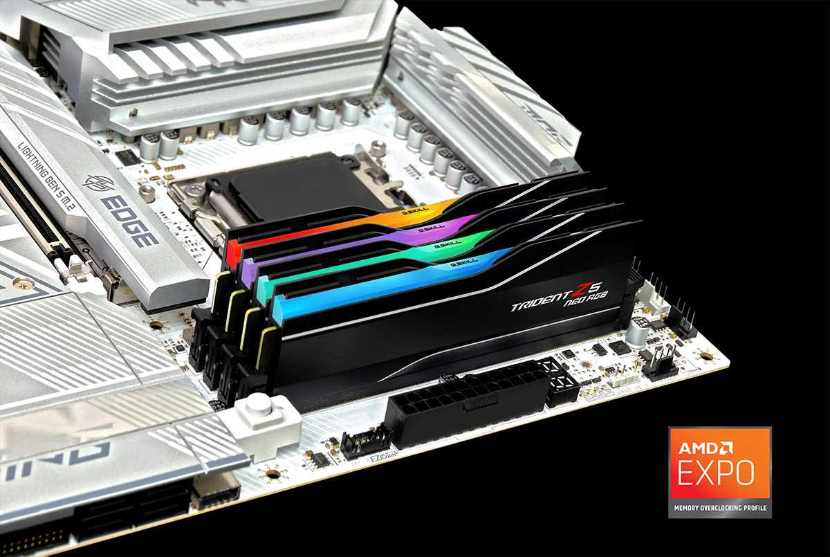 芝奇率先全球開賣DDR5-6000 CL32 256GB (4x64GB) 大容量超頻U-DIMM套裝 1 20250709 NEWS 6 1
