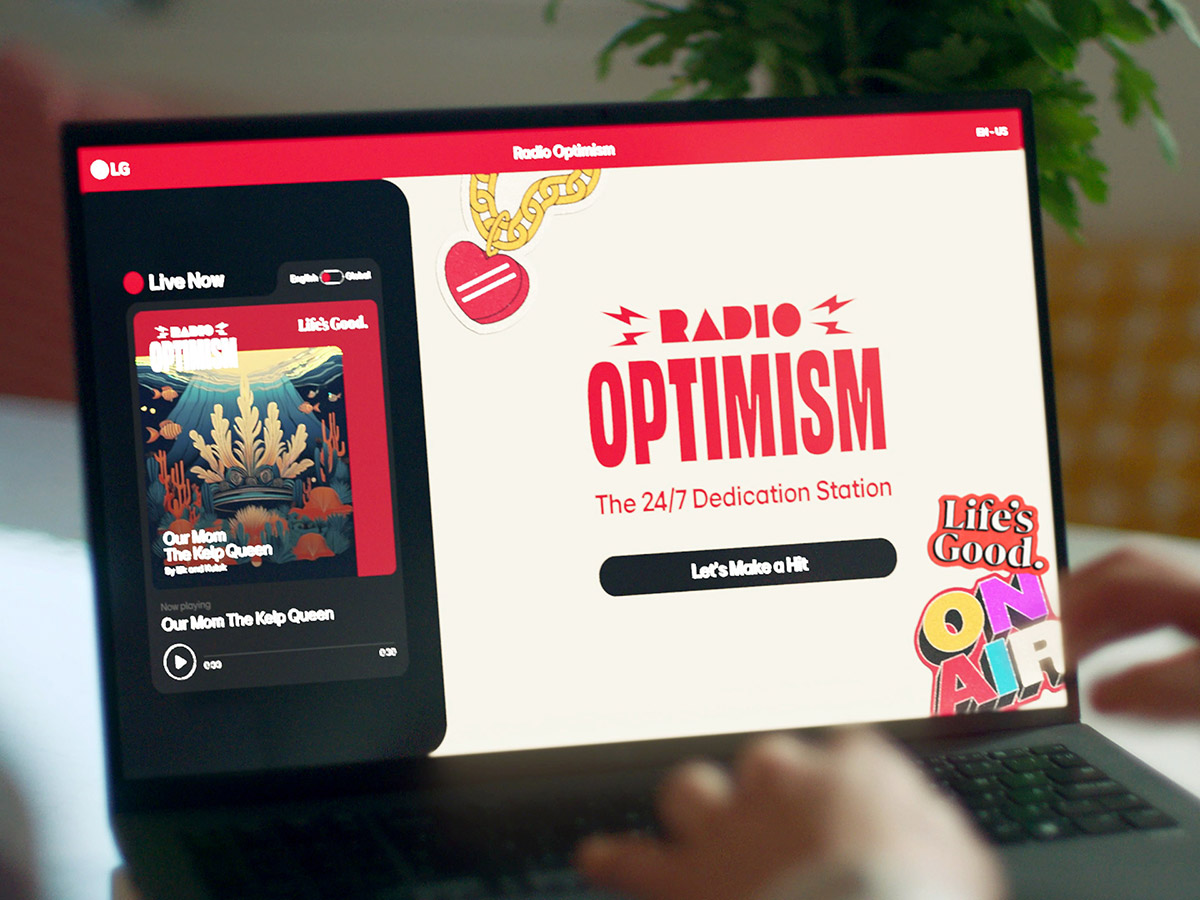 LG推出「RADIO OPTIMISM」全球品牌活動,台灣限定「美好生活電台」即日起限時開播! 3 20250710 NEWS 1 2