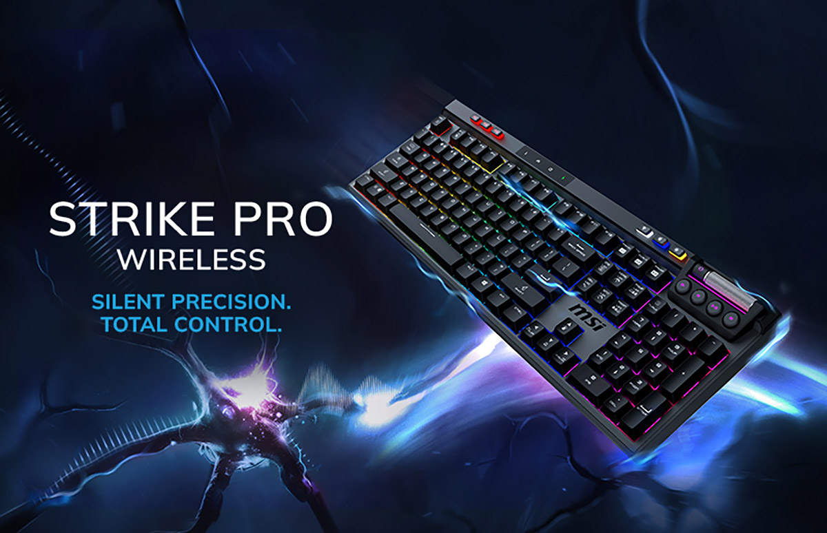 MSI推出STRIKE PRO WIRELESS高階無線電競鍵盤,靜音精準.效能全開 1 20250806 NEWS 11