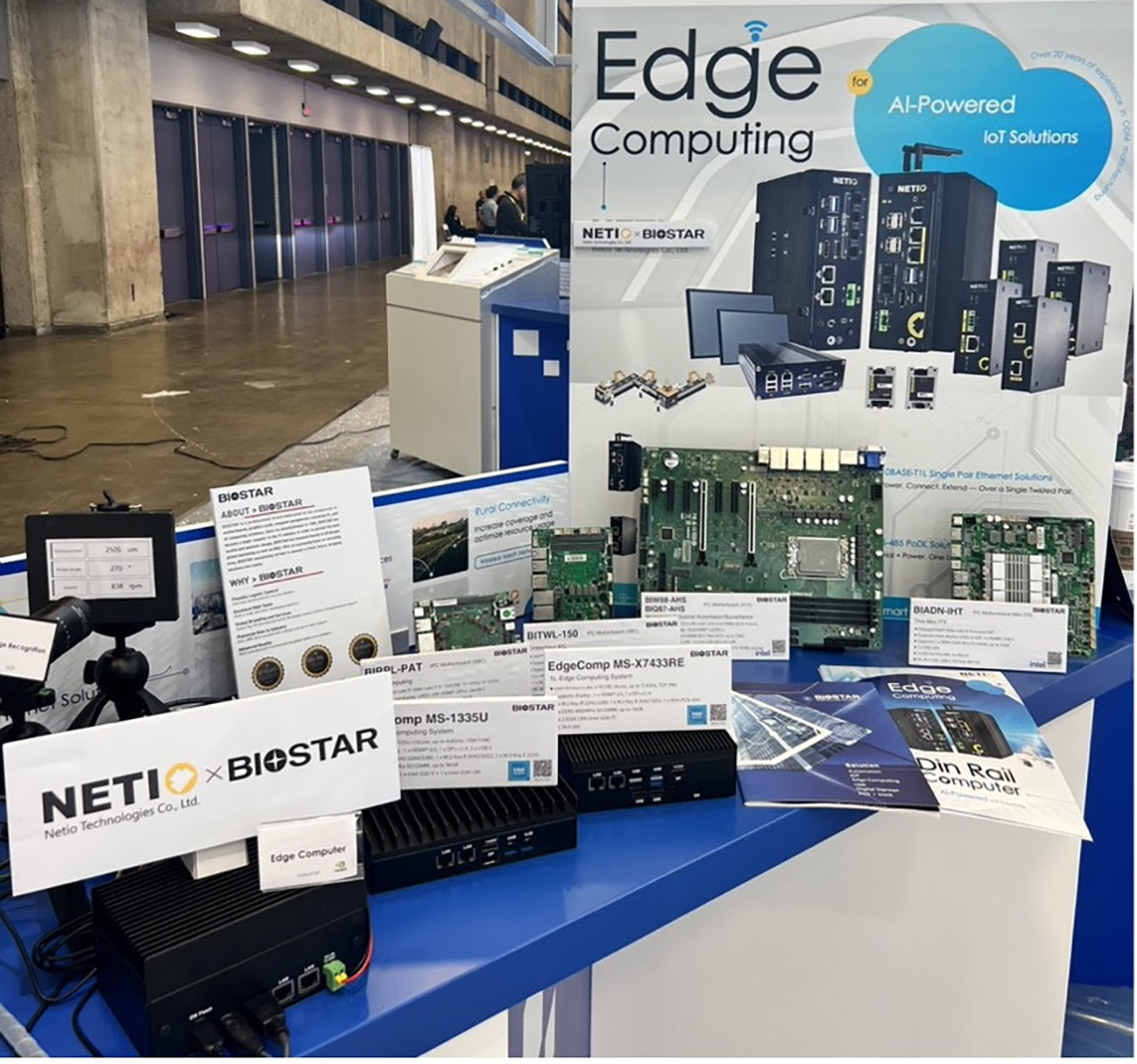 BIOSTAR映泰攜手NETIO推出EdgeComp生態系統,進軍美國IPC市場並參加TAIWAN EXPO USA 2025、展出工業主機板與高效能邊緣運算解決方案 2 20250818 NEWS 1 24