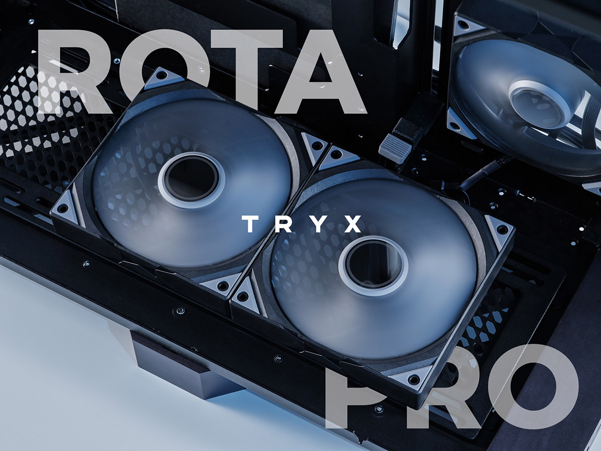 TRYX ROTA系列風扇:SL ARGB磁吸發光扇Gen1,2雙用 / Pro無光效能三相LCP扇,提供玩家多樣選擇! 5 20250827 NEWS 1 22