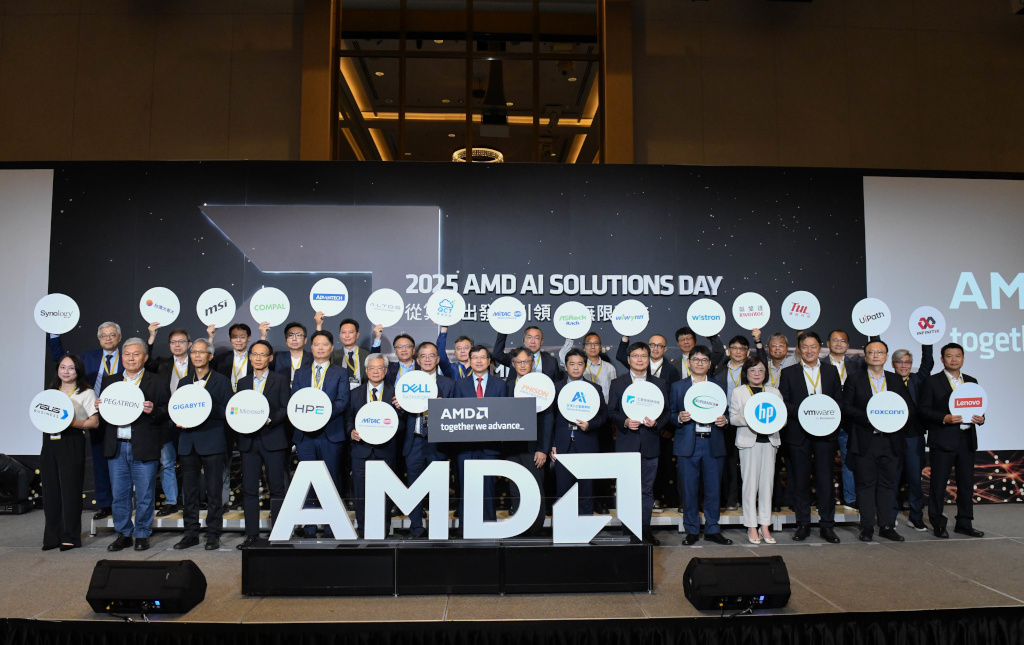 AMD於AI SOLUTIONS DAY展現全方位AI解決方案,引領開放式AI生態系、全面加速產業發展 1 20250904 amd01