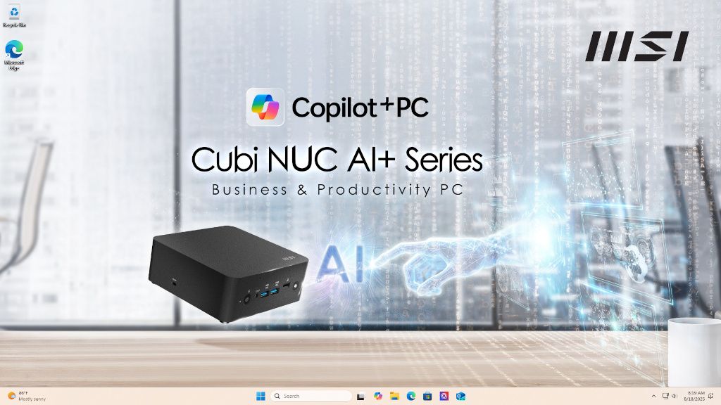 MSI Cubi NUC AI+ 2MG開箱試用,全方位迷你小主機、滿足商務/教育/醫療等面向的所有需求 31 msicubinucai 030