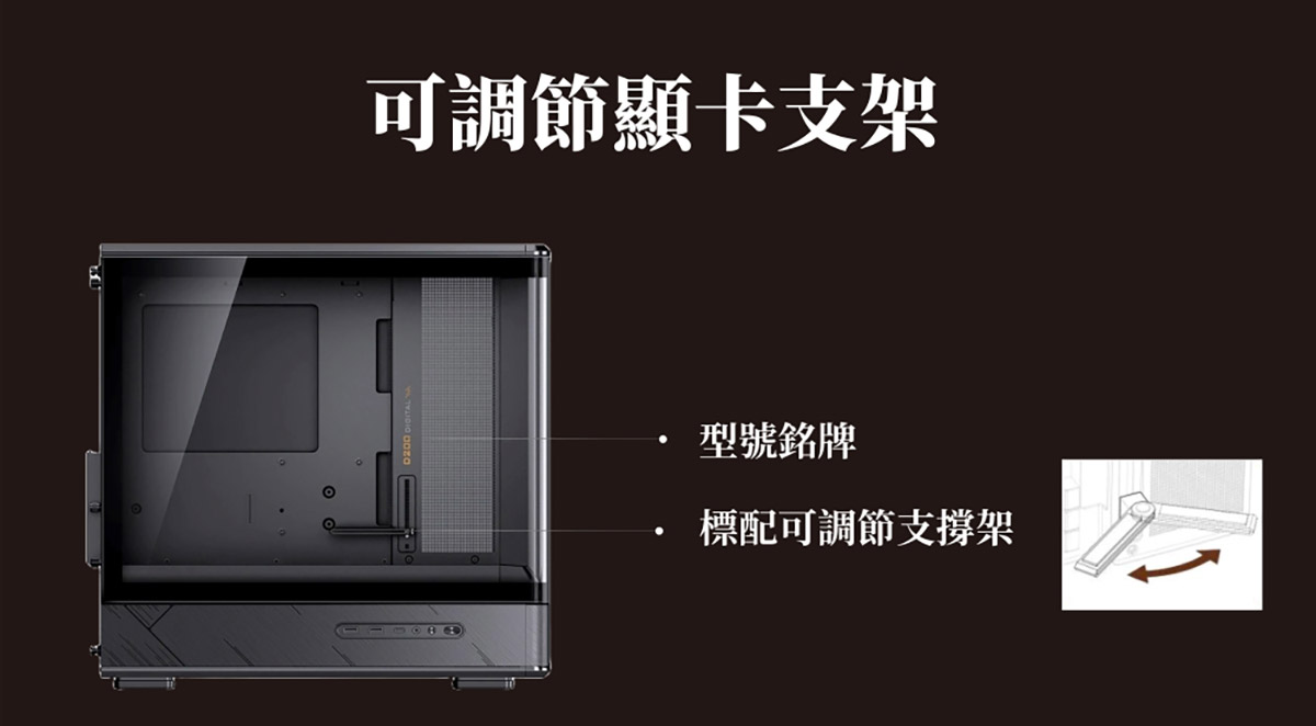 Jonsbo D200新一代曲面玻璃+數位顯示m-ATX,顛覆千元級別機殼想像! 4 20251004 NEWS 1 6