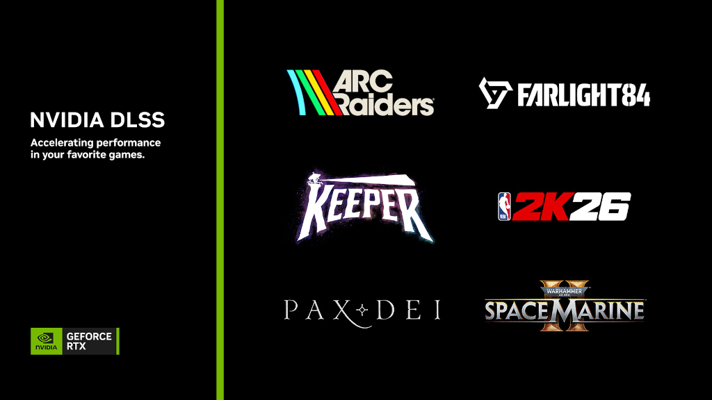 DLSS 4多畫格生成開始支援《ARC Raiders》、《和平共榮》和《守望者》,全新GeForce Game Ready驅動程式現已推出 2 20251015 nvidia03