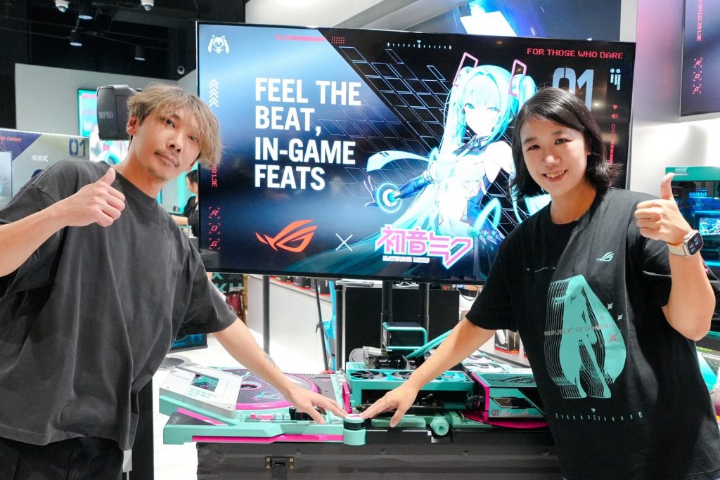 ROGx《初音未來》系列上市!DIY小全配送聯名T恤、立牌,再抽限量版黏土人 1 20251024 asus01