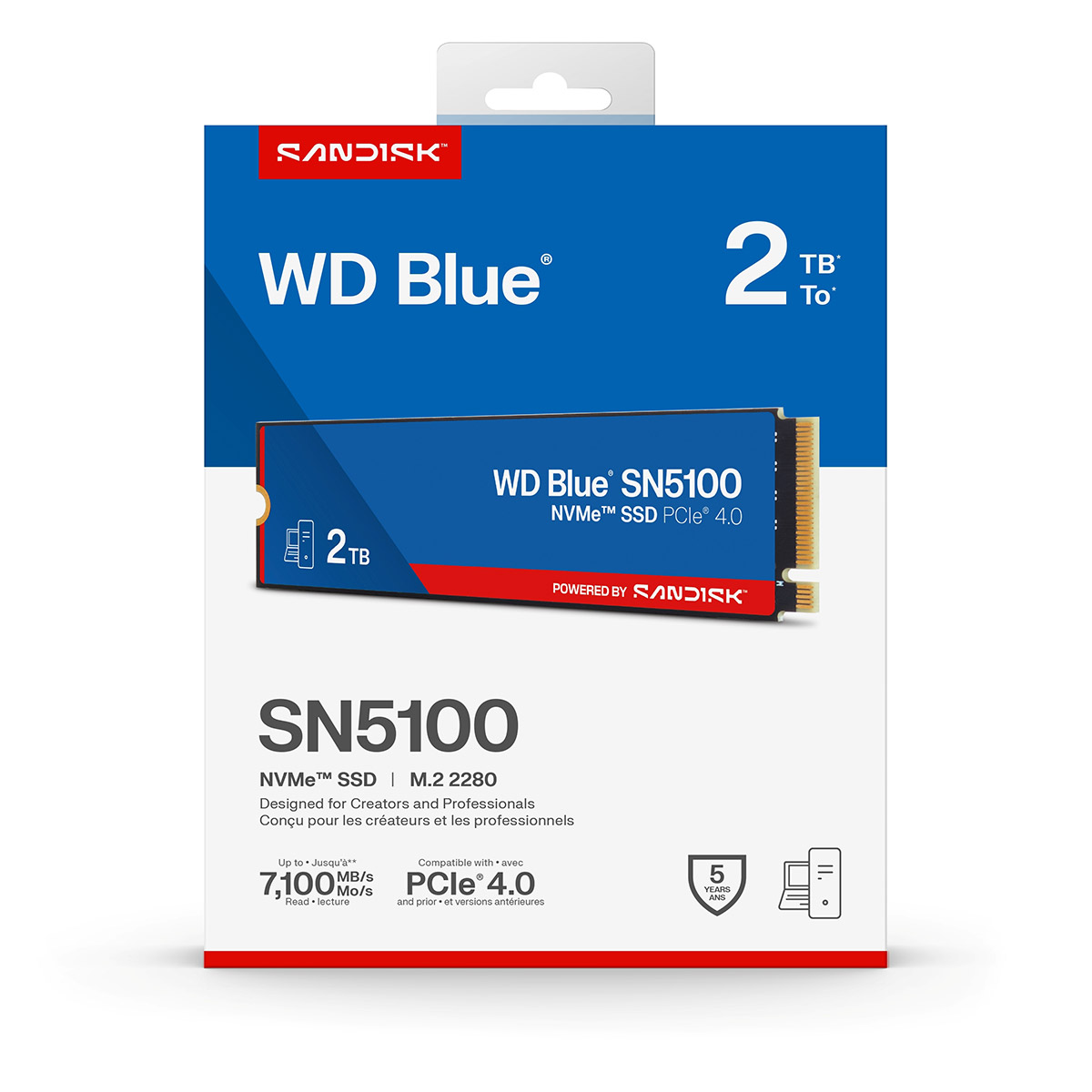 Sandisk推出WD Blue SN5100 NVMe SSD,加速創作者與專業人士工作效率 2 20251028 NEWS 1 5