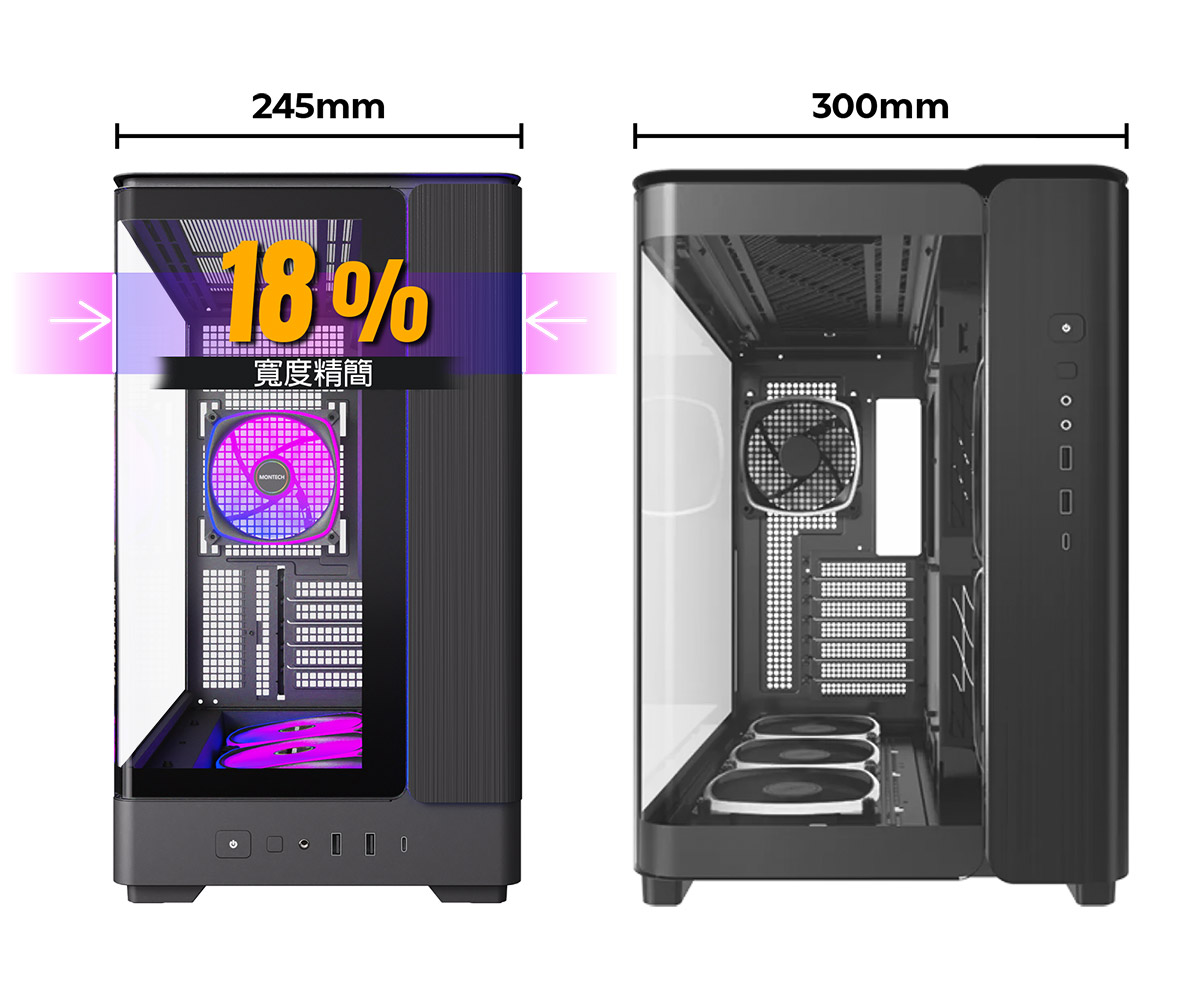 經典進化,再次定義全景視界!MONTECH推出全新KING 45 PRO與KING 15 PRO機殼 5 20251029 NEWS 5 11