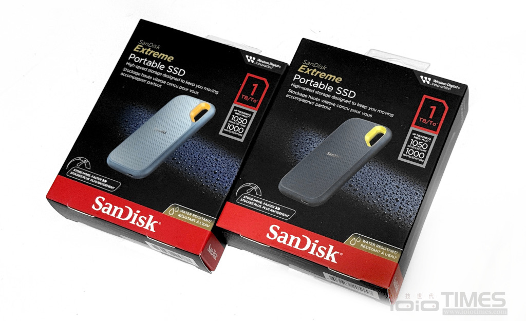 SanDisk Extreme Portable SSD開箱試用,小巧易攜、IP65防水防塵、高速1050/1000 MB/s傳輸 3 ssdchoice2025 010