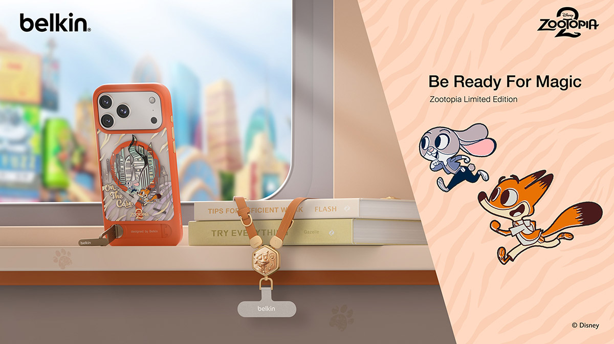 年末送禮不煩惱!Belkin推出精選禮物指南,《動物方城市》聯名系列萌力登場、多款經典熱銷款一次入手 1 20251209 NEWS 1 55