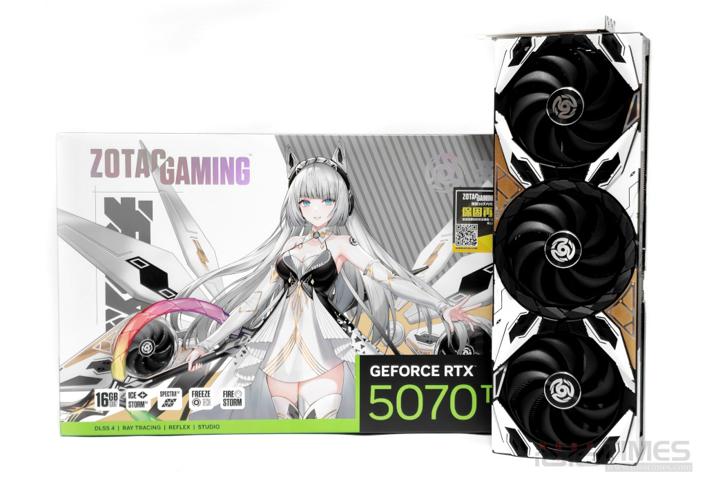 ZOTAC GAMING GeForce RTX 5070 Ti 16GB天啟OC顯卡開箱試用,二次元機甲美學科技、ARGB鑽切幻彩光環超酷炫 1 zotacgeforcertx5070ti16goc 003a