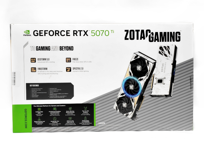 ZOTAC GAMING GeForce RTX 5070 Ti 16GB天啟OC顯卡開箱試用,二次元機甲美學科技、ARGB鑽切幻彩光環超酷炫 9 zotacgeforcertx5070ti16goc 007 1 1