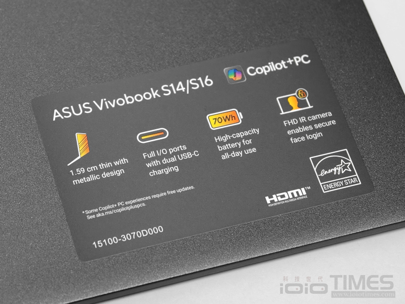 ASUS Vivobook S16(S3607AA)開箱試用,Intel Core Ultra系列3處理器搭載、輕薄多彩展現獨家魅力 25 asusvivobooks16 s3607aa18 2